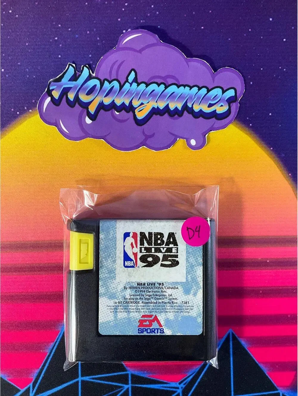 NBA Live 95 (Sega Genesis, 1994) LOOSE